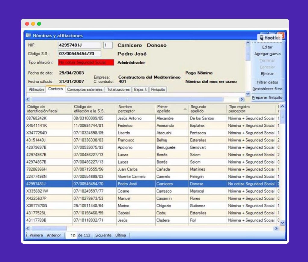 NominaFacil: software de Recursos Humanos